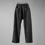 新品 Geoffrey B. Small ジェフリー B.スモール / 25SS Marzotto Vintage series 6420 virgin wool "Saglia Classica will cloth suiting Trouser" / HUP18 Special / パンツ / size 44 (BLACK)