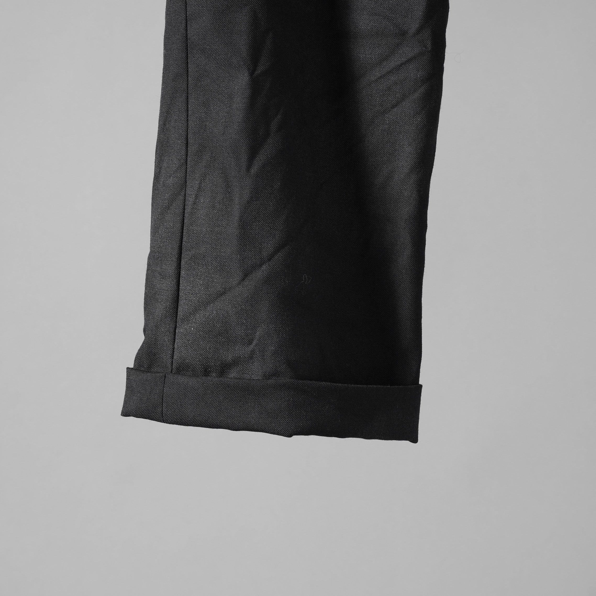 新品 Geoffrey B. Small ジェフリー B.スモール / 25SS Marzotto Vintage series 6420 virgin wool "Saglia Classica will cloth suiting Trouser" / HUP18 Special / パンツ / size 44 (BLACK)