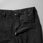 新品 Geoffrey B. Small ジェフリー B.スモール / 25SS Marzotto Vintage series 6420 virgin wool "Saglia Classica will cloth suiting Trouser" / HUP18 Special / パンツ / size 44 (BLACK)