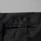 新品 Geoffrey B. Small ジェフリー B.スモール / 25SS Marzotto Vintage series 6420 virgin wool "Saglia Classica will cloth suiting Trouser" / HUP18 Special / パンツ / size 44 (BLACK)