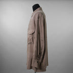 ZIGGY CHEN ジギーチェン / 美品 24SS GOLD LEAF LONG SLEEVE POCKET SHIRT 長袖シャツ/ 25SS OM 2510741 / size 44 (PINK GRAY)  352032-in-ue