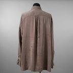 ZIGGY CHEN ジギーチェン / 美品 24SS GOLD LEAF LONG SLEEVE POCKET SHIRT 長袖シャツ/ 25SS OM 2510741 / size 44 (PINK GRAY)  352032-in-ue
