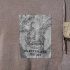 ZIGGY CHEN ジギーチェン / 美品 24SS GOLD LEAF LONG SLEEVE POCKET SHIRT 長袖シャツ/ 25SS OM 2510741 / size 44 (PINK GRAY)  352032-in-ue