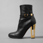 FENDI フェンディ / 23AW Delfina Ankle Boots デルフィナ アンクル ブーツ / size 36 (BLACK×GOLD) レディース シューズ