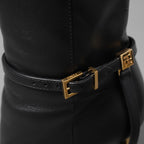 FENDI フェンディ / 23AW Delfina Ankle Boots デルフィナ アンクル ブーツ / size 36 (BLACK×GOLD) レディース シューズ