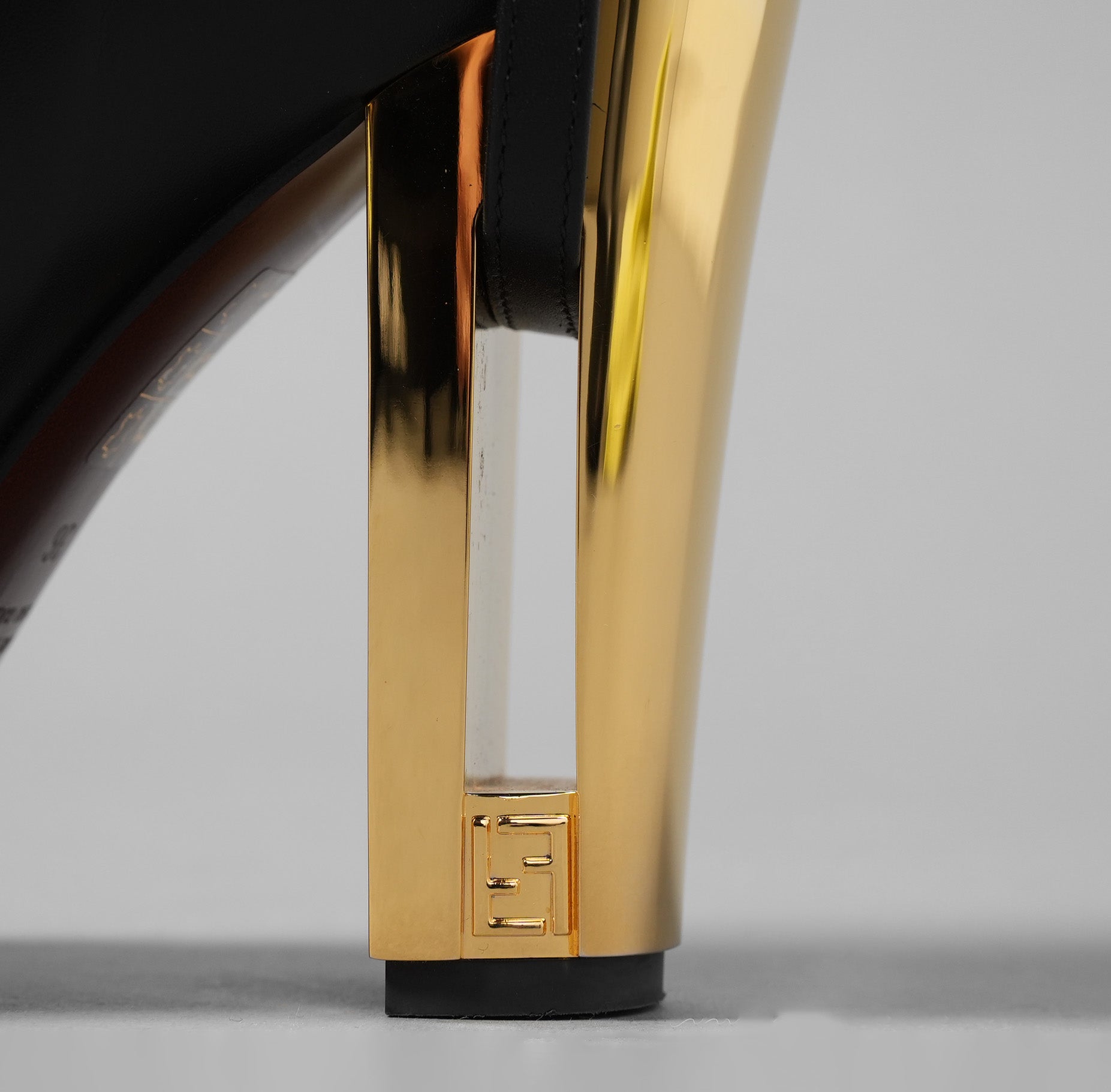 FENDI フェンディ / 23AW Delfina Ankle Boots デルフィナ アンクル ブーツ / size 36 (BLACK×GOLD) レディース シューズ