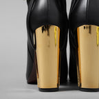 FENDI フェンディ / 23AW Delfina Ankle Boots デルフィナ アンクル ブーツ / size 36 (BLACK×GOLD) レディース シューズ