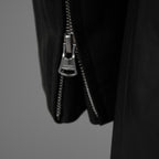 未使用 ISAMU KATAYAMA BACKLASH イサムカタヤマ バックラッシュ / 23AW MONOCHROME LUXURY STEER 0.6mm HOODED COAT フーデッドレザー コート アウター / 2078-03 / size M (BLACK) 352053-in-ue