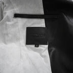 未使用 ISAMU KATAYAMA BACKLASH イサムカタヤマ バックラッシュ / 23AW MONOCHROME LUXURY STEER 0.6mm HOODED COAT フーデッドレザー コート アウター / 2078-03 / size M (BLACK) 352053-in-ue