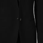 新品 DEVOA デヴォア / 23SS Jacket Mohair Wool モヘア ウール テーラード ジャケット / JKF-NWNO / size 1 (BLACK) 1230007-alm