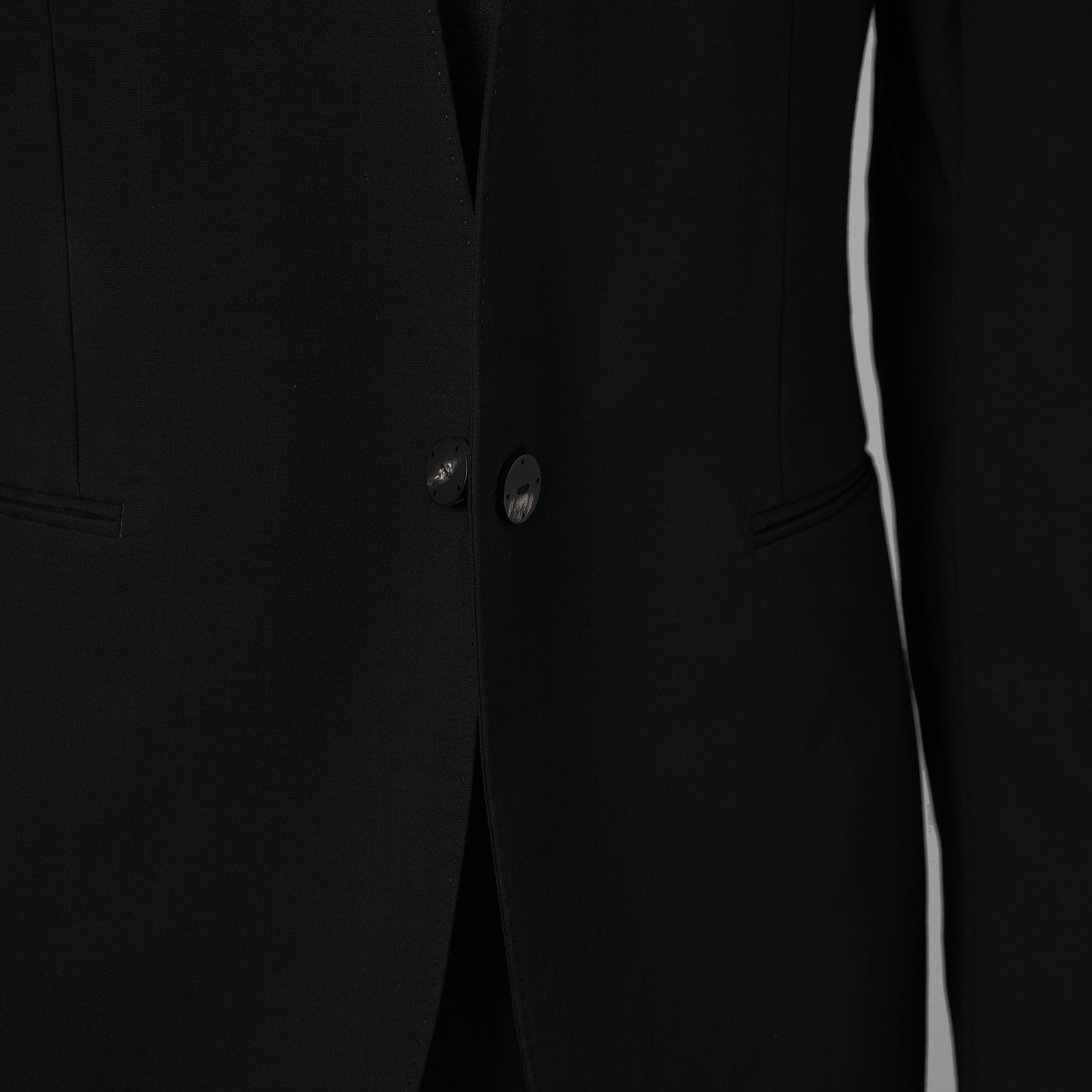 新品 DEVOA デヴォア / 23SS Jacket Mohair Wool モヘア ウール テーラード ジャケット / JKF-NWNO / size 1 (BLACK) 1230007-alm