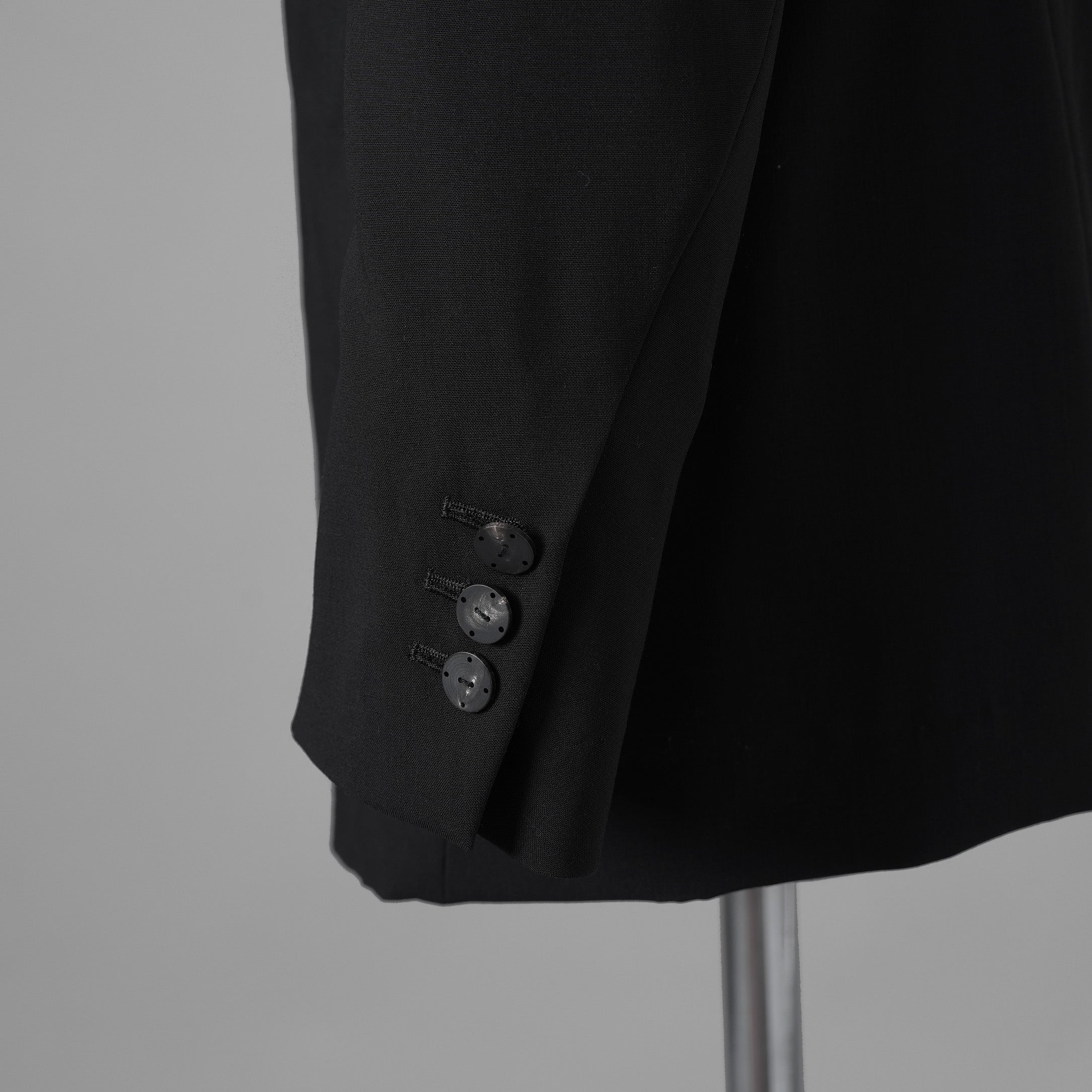 新品 DEVOA デヴォア / 23SS Jacket Mohair Wool モヘア ウール テーラード ジャケット / JKF-NWNO / size 1 (BLACK) 1230007-alm