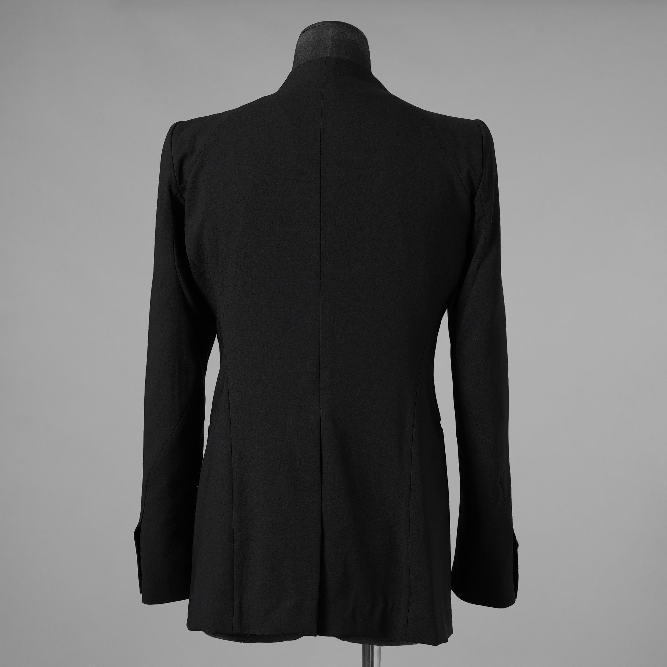 新品 DEVOA デヴォア / 23SS Jacket Mohair Wool モヘア ウール テーラード ジャケット / JKF-NWNO / size 1 (BLACK) 1230007-alm