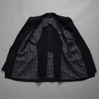 新品 DEVOA デヴォア / 23SS Jacket Mohair Wool モヘア ウール テーラード ジャケット / JKF-NWNO / size 1 (BLACK) 1230007-alm