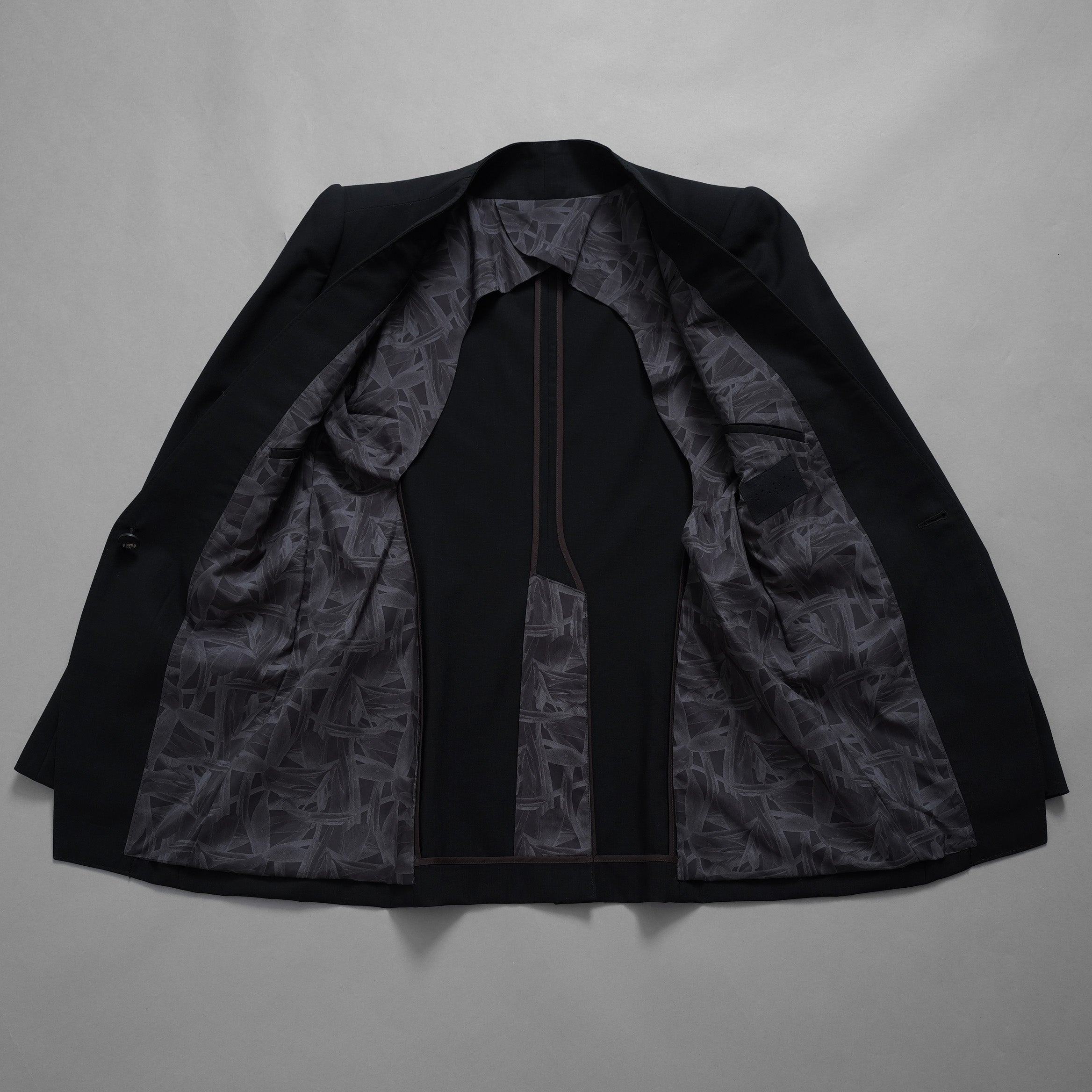 新品 DEVOA デヴォア / 23SS Jacket Mohair Wool モヘア ウール テーラード ジャケット / JKF-NWNO / size 1 (BLACK) 1230007-alm