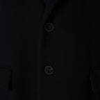 VALENTINO GARAVANI ヴァレンティノ ガラヴァーニ / 美品 23AW 袖ロゴ ウール ロング コート / 3V3CA4347TU / size 46 (BLACK) 352033-in-ue