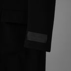 VALENTINO GARAVANI ヴァレンティノ ガラヴァーニ / 美品 23AW 袖ロゴ ウール ロング コート / 3V3CA4347TU / size 46 (BLACK) 352033-in-ue