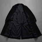 VALENTINO GARAVANI ヴァレンティノ ガラヴァーニ / 美品 23AW 袖ロゴ ウール ロング コート / 3V3CA4347TU / size 46 (BLACK) 352033-in-ue