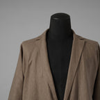 JAN-JAN VAN ESSCHE ヤンヤンヴァンエシュ / 美品 23SS JACKET#50 OVERSIZED BLAZER WITH INSEAM POCKETS AND BACK SPLIT / テーラード ジャケット/ size S (CEMENT GRAY) BEIGE系