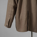 JAN-JAN VAN ESSCHE ヤンヤンヴァンエシュ / 美品 23SS JACKET#50 OVERSIZED BLAZER WITH INSEAM POCKETS AND BACK SPLIT / テーラード ジャケット/ size S (CEMENT GRAY) BEIGE系