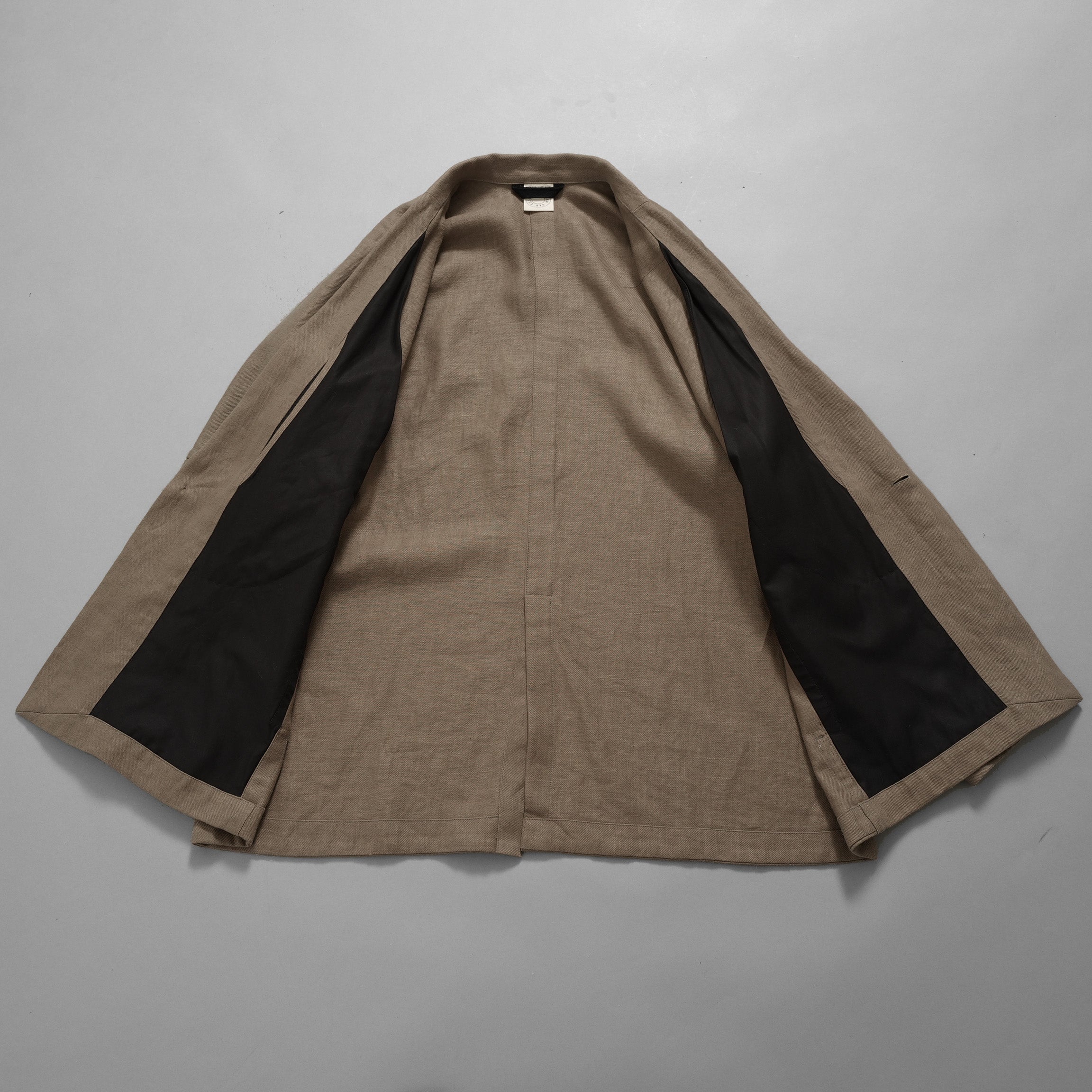 JAN-JAN VAN ESSCHE ヤンヤンヴァンエシュ / 美品 23SS JACKET#50 OVERSIZED BLAZER WITH INSEAM POCKETS AND BACK SPLIT / テーラード ジャケット/ size S (CEMENT GRAY) BEIGE系