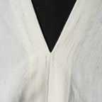 JAN-JAN VAN ESSCHE ヤンヤンヴァンエシュ / 美品 23SS SLEEVELESS, WIDE FIT V-NECK TUNIC / リネン チュニック / size S (NATUTAL)