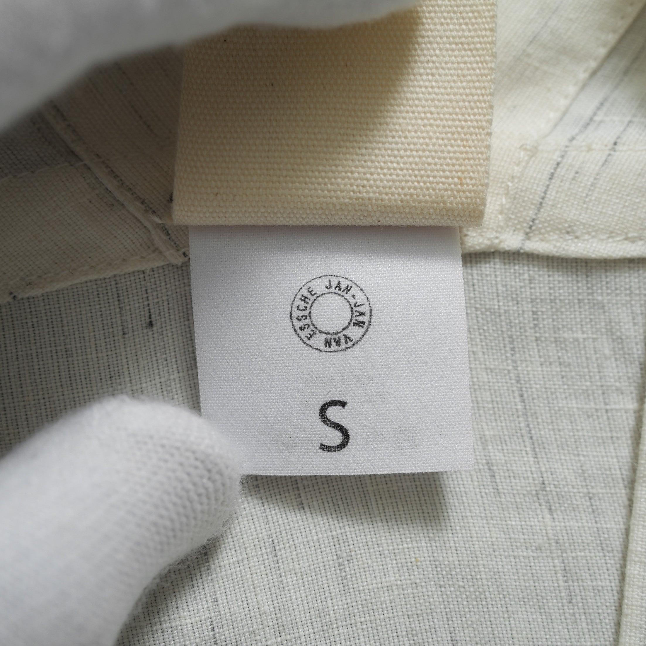 JAN-JAN VAN ESSCHE ヤンヤンヴァンエシュ / 美品 23SS SLEEVELESS, WIDE FIT V-NECK TUNIC / リネン チュニック / size S (NATUTAL)