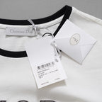 未使用 CHRISTIAN DIOR クリスチャンディオール / 20AW ビジュー レースロゴ 半袖Tシャツ / 1WBM13TEED01313 / size 12＋ (WHITE) レディース
