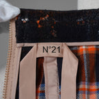 N°21 ヌメロヴェントゥーノ / 美品 21AW ペンシルスカート タイト スカート / 21A-C012-1006 / size 40 (NAVY) レディース 352029-izm