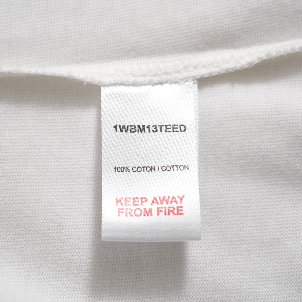 未使用 CHRISTIAN DIOR クリスチャンディオール / 20AW ビジュー レースロゴ 半袖Tシャツ / 1WBM13TEED01313 / size 12＋ (WHITE) レディース
