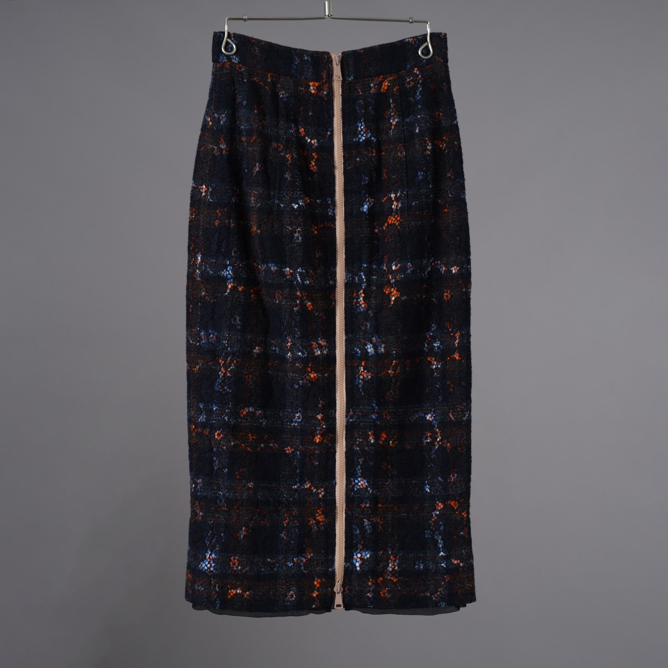 N°21 ヌメロヴェントゥーノ / 美品 21AW ペンシルスカート タイト スカート / 21A-C012-1006 / size 40 (NAVY) レディース 352029-izm