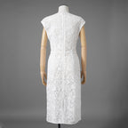 VALENTINO ヴァレンティノ/ 21SS 美品 総刺繍レース ワンピース ドレス / VB0VAVU33QG / size 38 (WHITE) レディース
