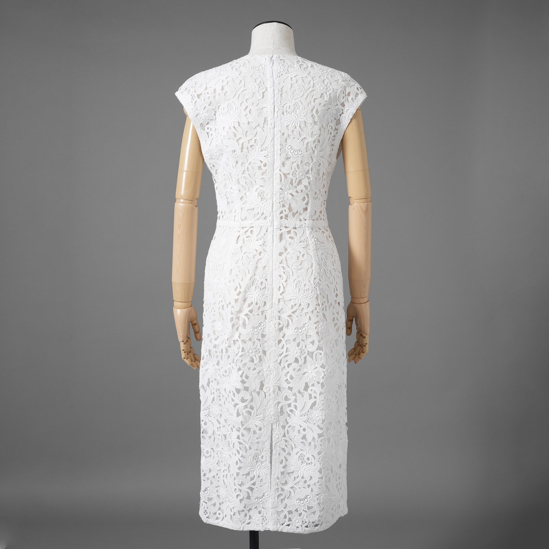 VALENTINO ヴァレンティノ/ 21SS 美品 総刺繍レース ワンピース ドレス / VB0VAVU33QG / size 38 (WHITE) レディース
