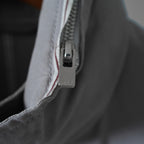 Carol Christian Poell キャロルクリスチャンポエル / 2019 OM/2564SE CON-EDGE/6 - SELF-EDGE TAILORED CROSSFRONT -CROTCHED FISHTAIL PARKA ロングコート / size 48 (GRAY)