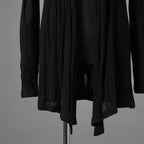 kiryuyrik キリュウキリュウ / 美品 18AW ストールロング カーディガン ニット / KI-HT13-057 / size S (BLACK)  123008-alm