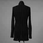 kiryuyrik キリュウキリュウ / 美品 18AW ストールロング カーディガン ニット / KI-HT13-057 / size S (BLACK)  123008-alm