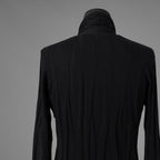kiryuyrik キリュウキリュウ / 美品 18AW ストールロング カーディガン ニット / KI-HT13-057 / size S (BLACK)  123008-alm