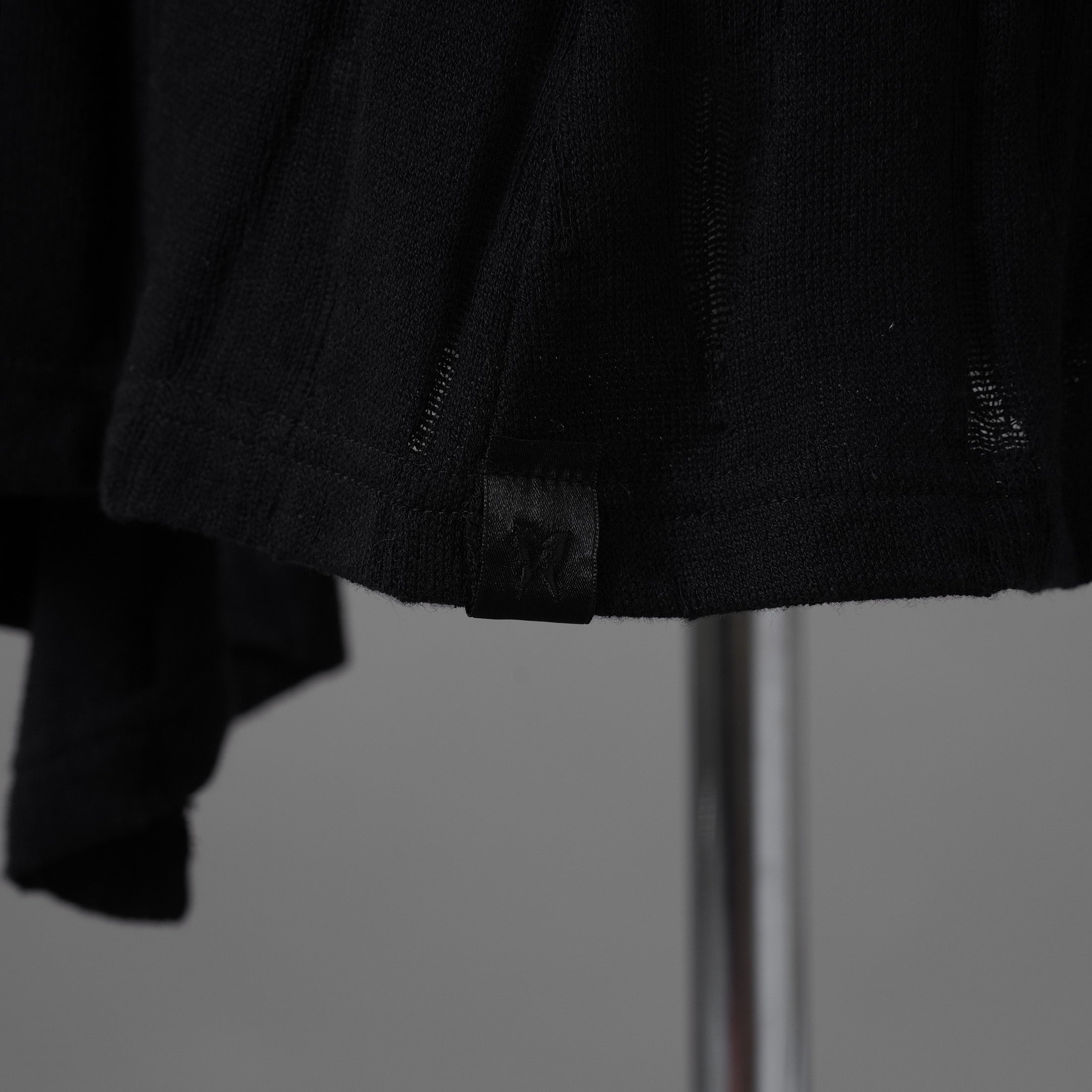 kiryuyrik キリュウキリュウ / 美品 18AW ストールロング カーディガン ニット / KI-HT13-057 / size S (BLACK)  123008-alm