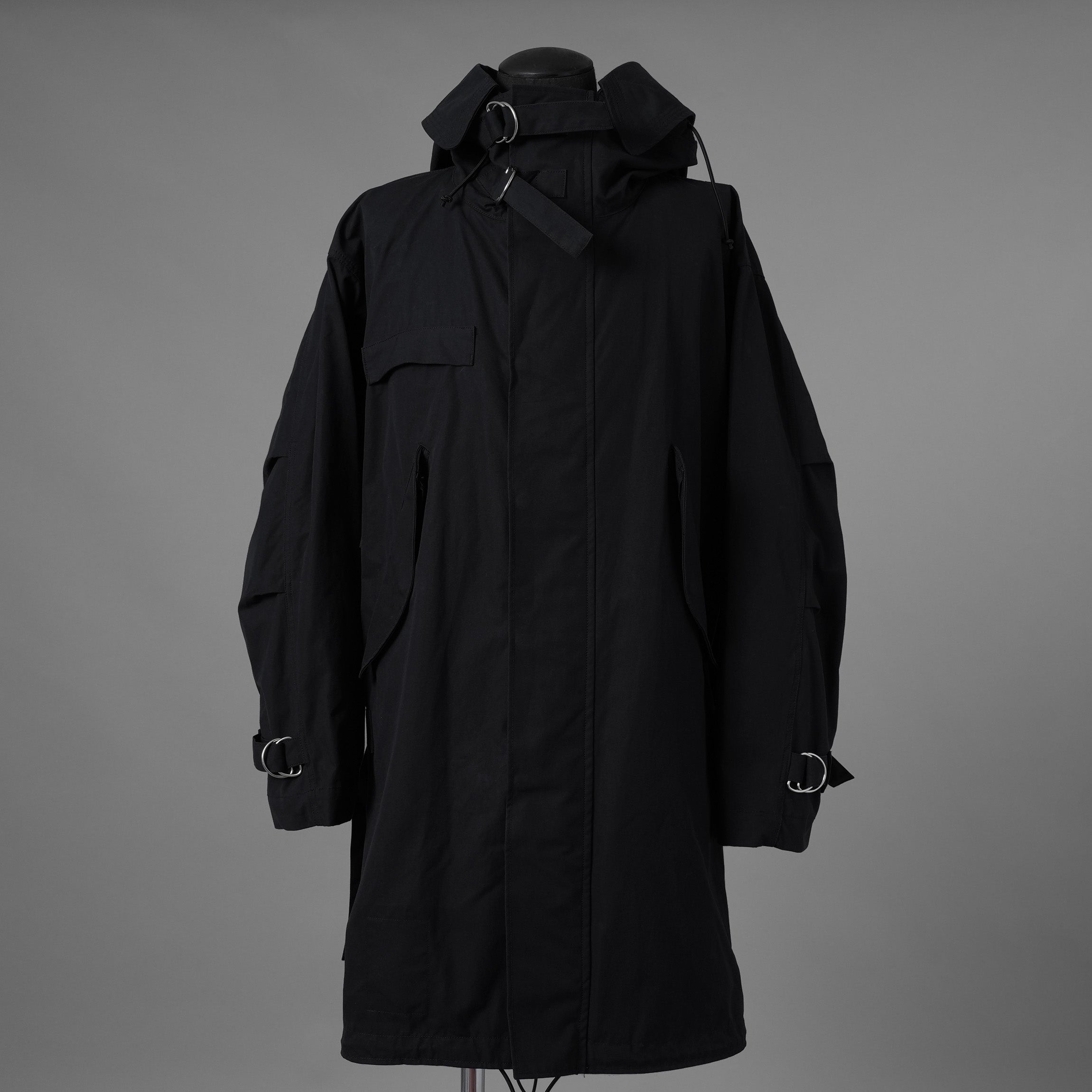 KLASICA クラシカ / 美品 20SS WATER FALL MODS COAT Ventile UK L24 モッズコート アウター / size 3 (BLACK) 352039-in-ue