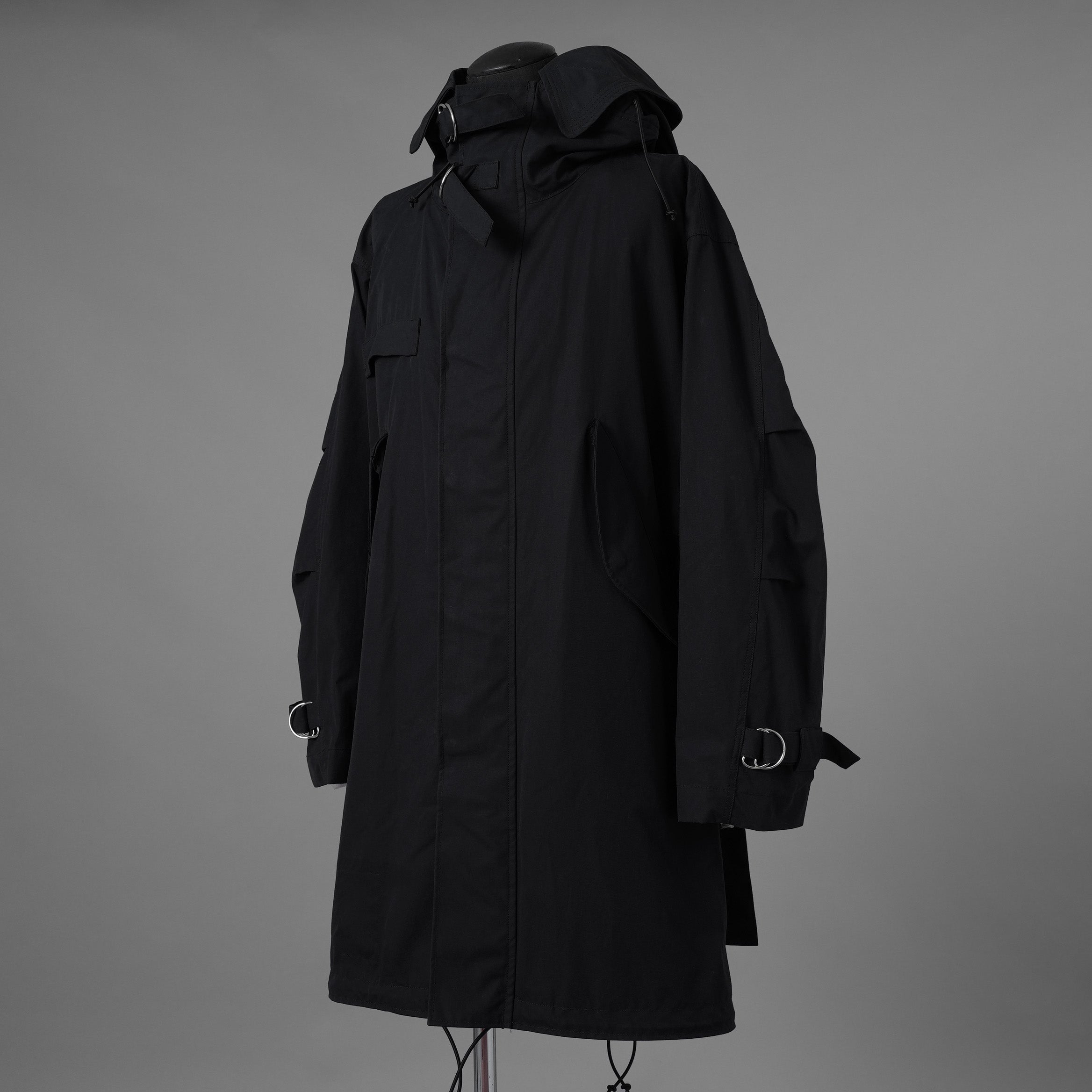 KLASICA クラシカ / 美品 20SS WATER FALL MODS COAT Ventile UK L24 モッズコート アウター / size 3 (BLACK) 352039-in-ue