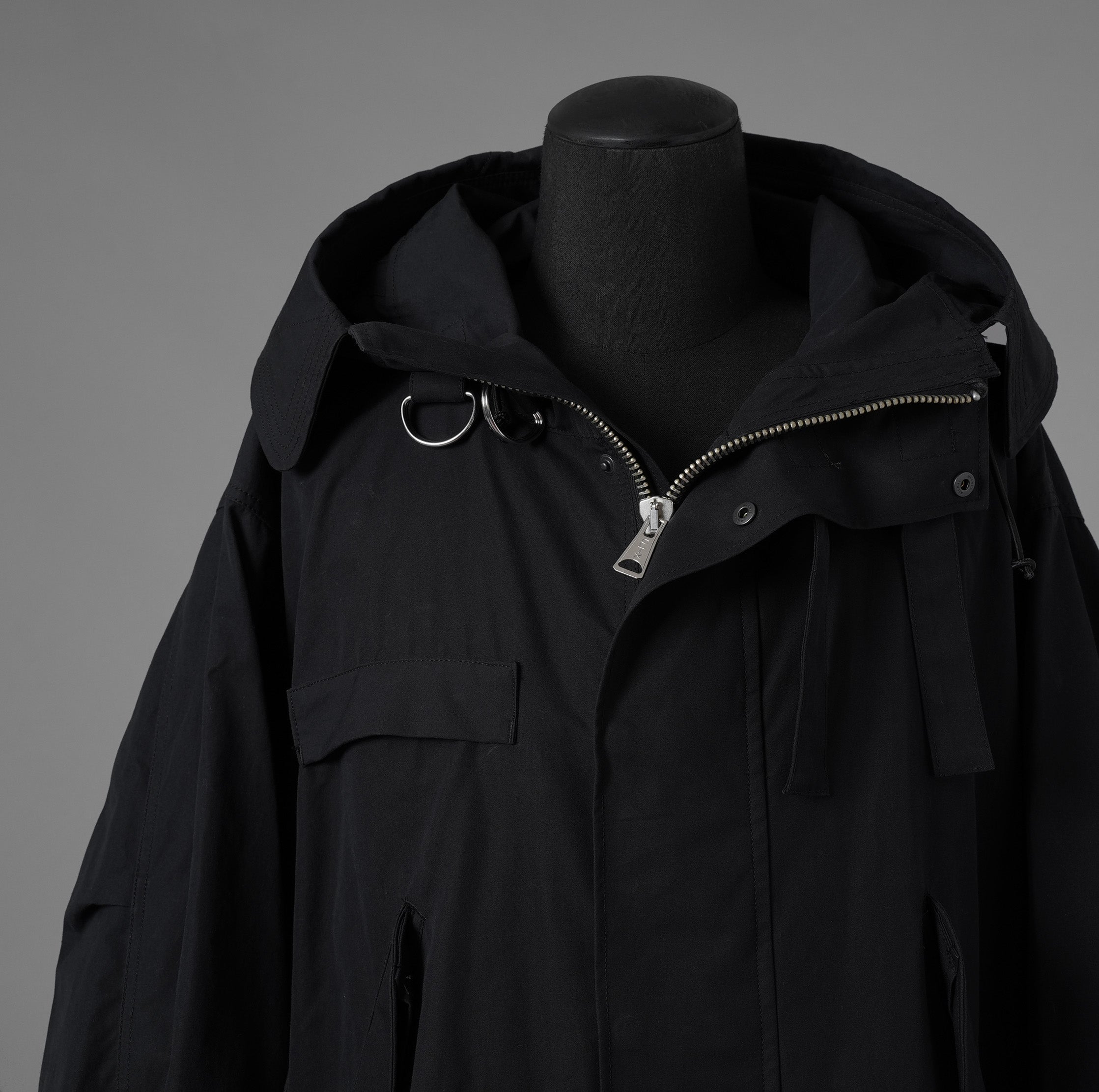 KLASICA クラシカ / 美品 20SS WATER FALL MODS COAT Ventile UK L24 モッズコート アウター / size 3 (BLACK) 352039-in-ue
