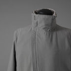 Carol Christian Poell キャロルクリスチャンポエル / 2019 OM/2564SE CON-EDGE/6 - SELF-EDGE TAILORED CROSSFRONT -CROTCHED FISHTAIL PARKA ロングコート / size 48 (GRAY)