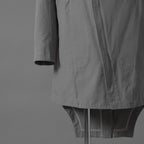 Carol Christian Poell キャロルクリスチャンポエル / 2019 OM/2564SE CON-EDGE/6 - SELF-EDGE TAILORED CROSSFRONT -CROTCHED FISHTAIL PARKA ロングコート / size 48 (GRAY)