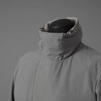 Carol Christian Poell キャロルクリスチャンポエル / 2019 OM/2564SE CON-EDGE/6 - SELF-EDGE TAILORED CROSSFRONT -CROTCHED FISHTAIL PARKA ロングコート / size 48 (GRAY)