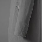 Carol Christian Poell キャロルクリスチャンポエル / 2019 OM/2564SE CON-EDGE/6 - SELF-EDGE TAILORED CROSSFRONT -CROTCHED FISHTAIL PARKA ロングコート / size 48 (GRAY)