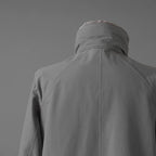 Carol Christian Poell キャロルクリスチャンポエル / 2019 OM/2564SE CON-EDGE/6 - SELF-EDGE TAILORED CROSSFRONT -CROTCHED FISHTAIL PARKA ロングコート / size 48 (GRAY)