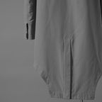 Carol Christian Poell キャロルクリスチャンポエル / 2019 OM/2564SE CON-EDGE/6 - SELF-EDGE TAILORED CROSSFRONT -CROTCHED FISHTAIL PARKA ロングコート / size 48 (GRAY)