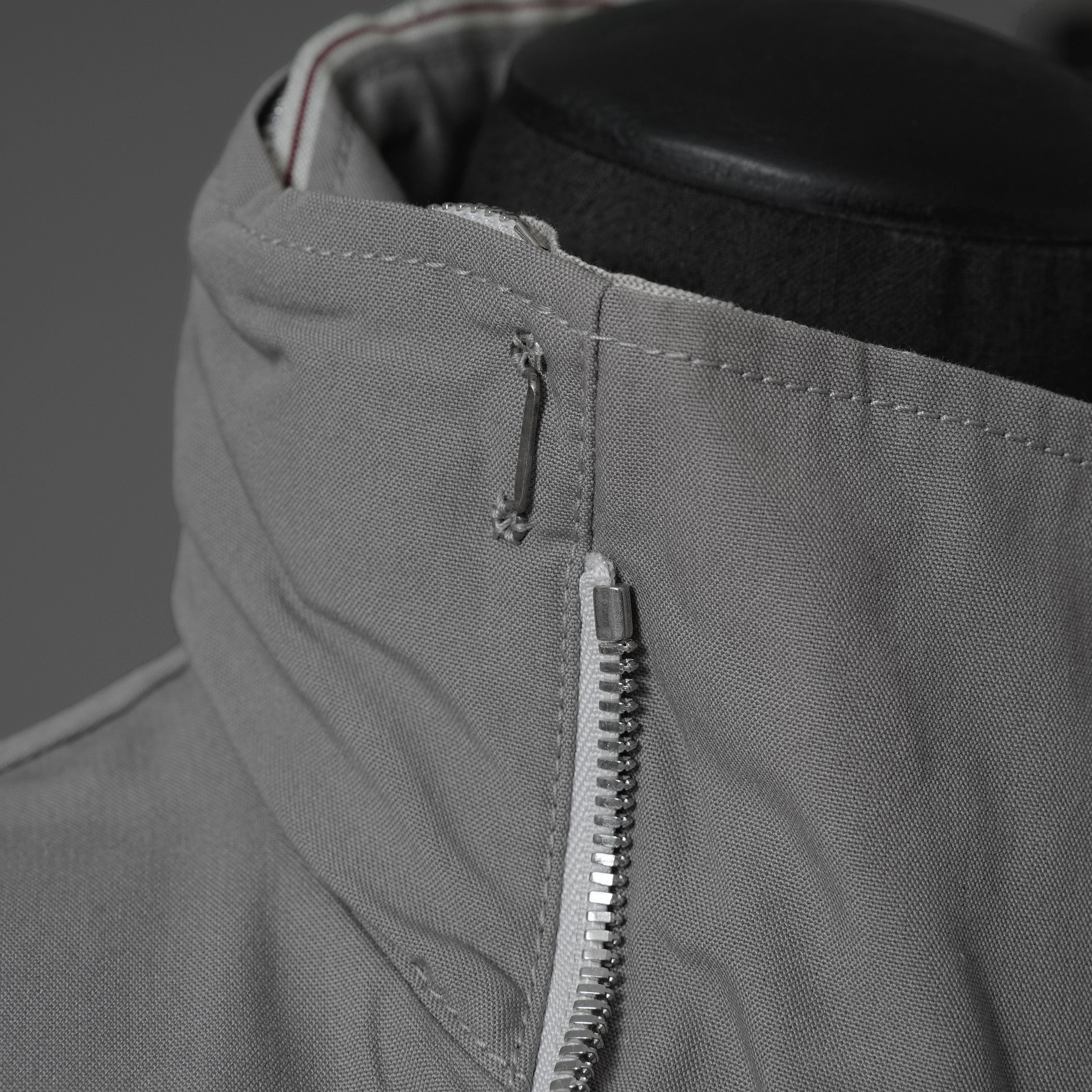 Carol Christian Poell キャロルクリスチャンポエル / 2019 OM/2564SE CON-EDGE/6 - SELF-EDGE TAILORED CROSSFRONT -CROTCHED FISHTAIL PARKA ロングコート / size 48 (GRAY)