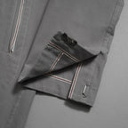 Carol Christian Poell キャロルクリスチャンポエル / 2019 OM/2564SE CON-EDGE/6 - SELF-EDGE TAILORED CROSSFRONT -CROTCHED FISHTAIL PARKA ロングコート / size 48 (GRAY)
