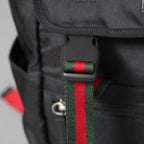GUCCI グッチ / 2016-17 シュリーライン テクノキャンバス キャットヘッド バックパック / バッグ / 450982 / BLACK